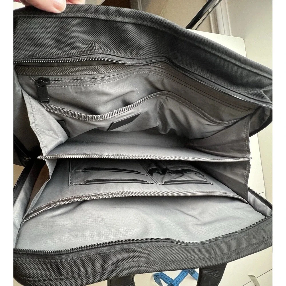 TUMI ALPHA 3 Laptop Briefcase Travel Nylon Tumi Monogrammed JRC NO STRAP